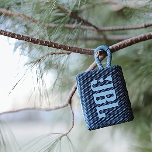 JBL Go 3: Portable Speaker with Bluetooth, Built-in Battery, Waterproof and Dustproof Feature Black
