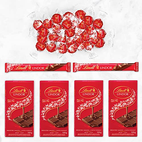 Lindt Lindor Milk Chocolate Collection – 836g Variety Pack