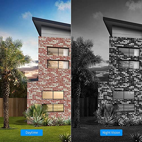 Hiseeu 2K Outdoor Security Camera bullet,2-Way Audio, 3MP Surveillance IP Cameras,IP66 Waterproof, Remote Viewing,Motion Detection,Night Vision,Cloud&SD Storage,Compatible with Hiseeu Wireless Systems