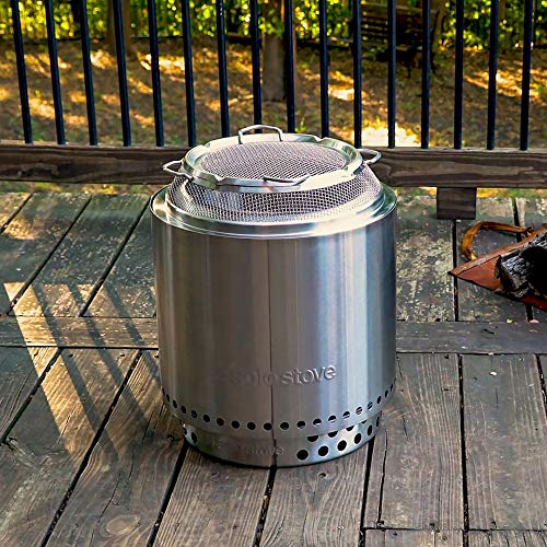 Solo Stove Ranger Shield Stainless Steel Fire Pit Spark Protector Screen Mesh Protective Spark Screen for Backyard and Outdoor Fire Pits Stops Hot Embers