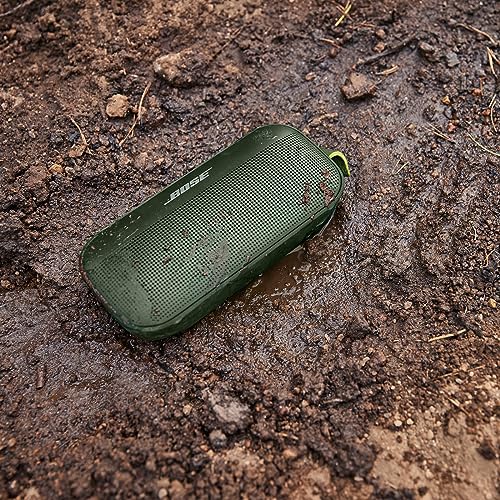 Bose SoundLink Flex Bluetooth Speaker, Portable Speaker with Microphone, Wireless Waterproof Speaker for Travel, Outdoor and Pool Use, Black