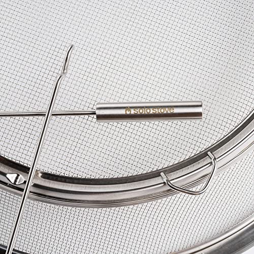 Solo Stove Ranger Shield Stainless Steel Fire Pit Spark Protector Screen Mesh Protective Spark Screen for Backyard and Outdoor Fire Pits Stops Hot Embers