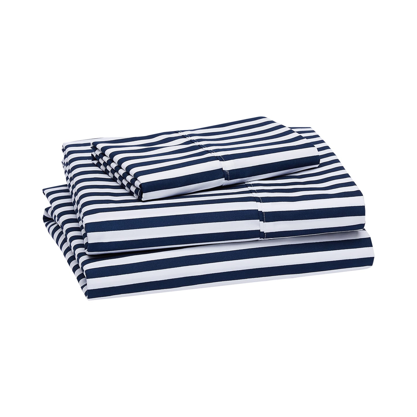 AmazonBasics Light-Weight Microfiber Sheet Set - Full, Black