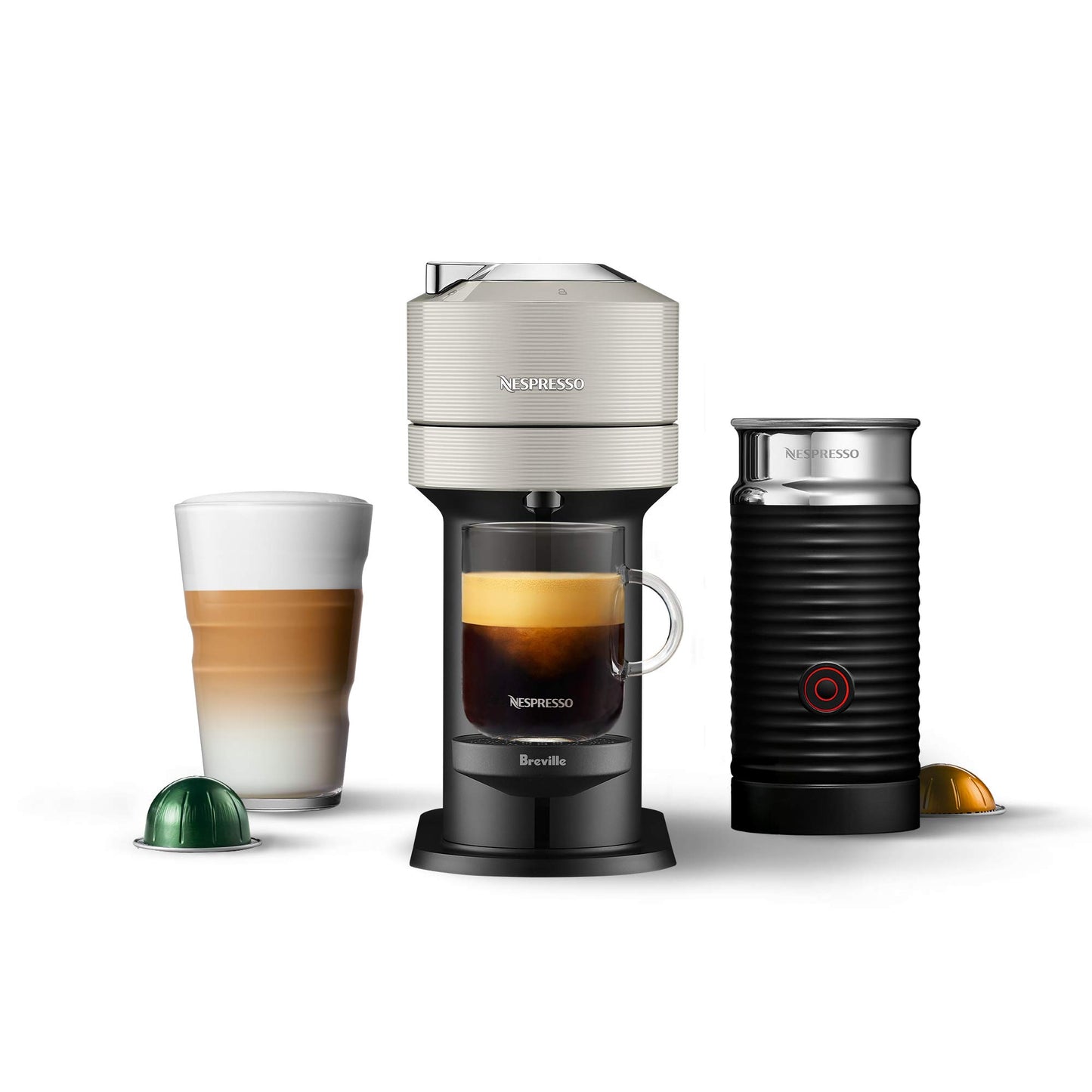 Nespresso® Vertuo Next Coffee and Espresso Machine by Breville, Light Grey