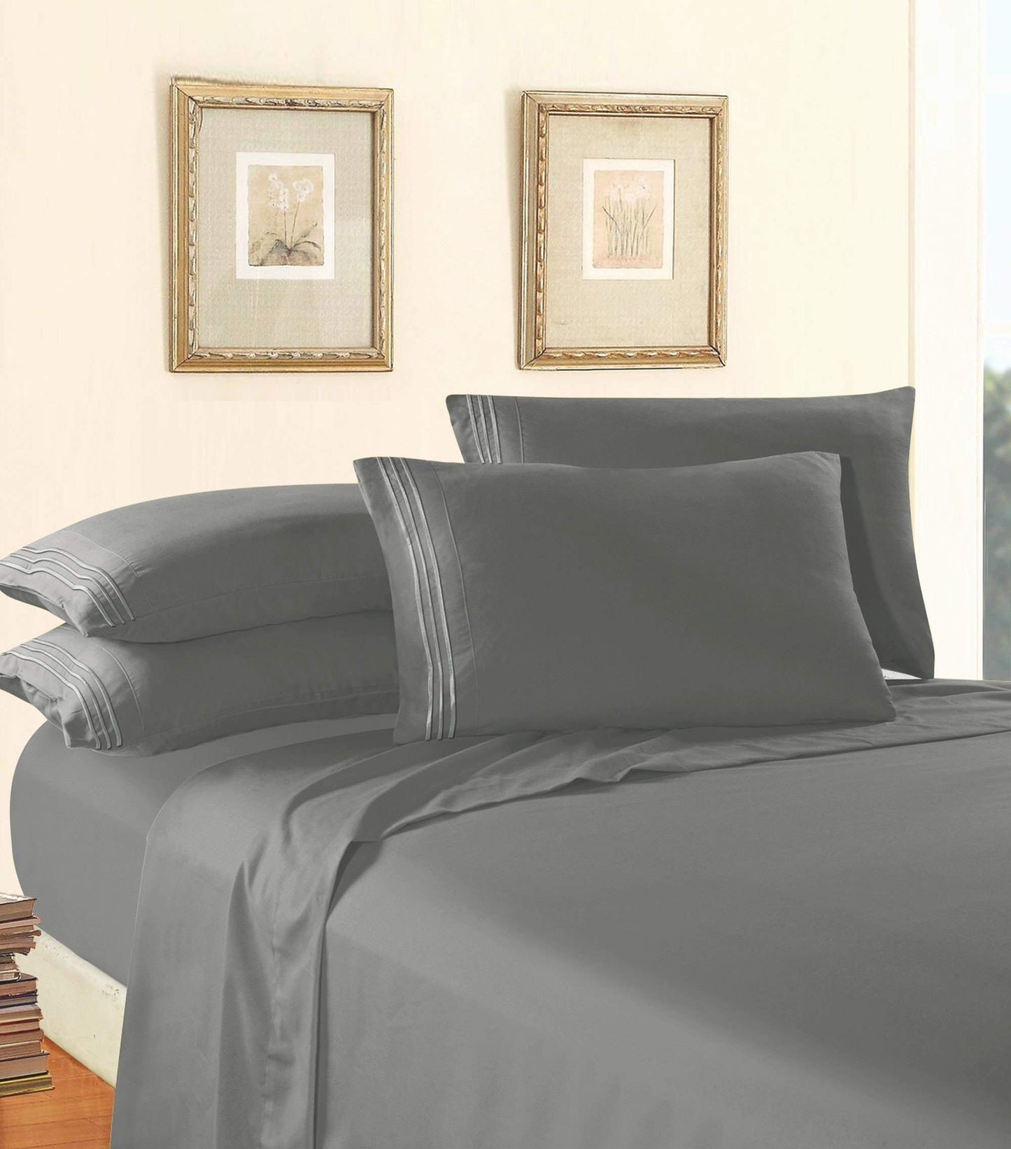 Elegant Comfort Luxury Soft 1500 Thread Count Egyptian 4-Piece Premium Hotel Quality