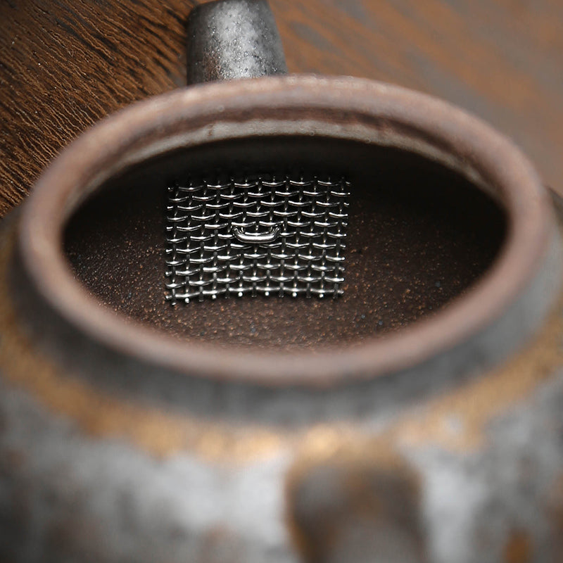 What Is The Stoneware Gilt Iron Glaze Teapot, Retro Kung Fu Tea Set