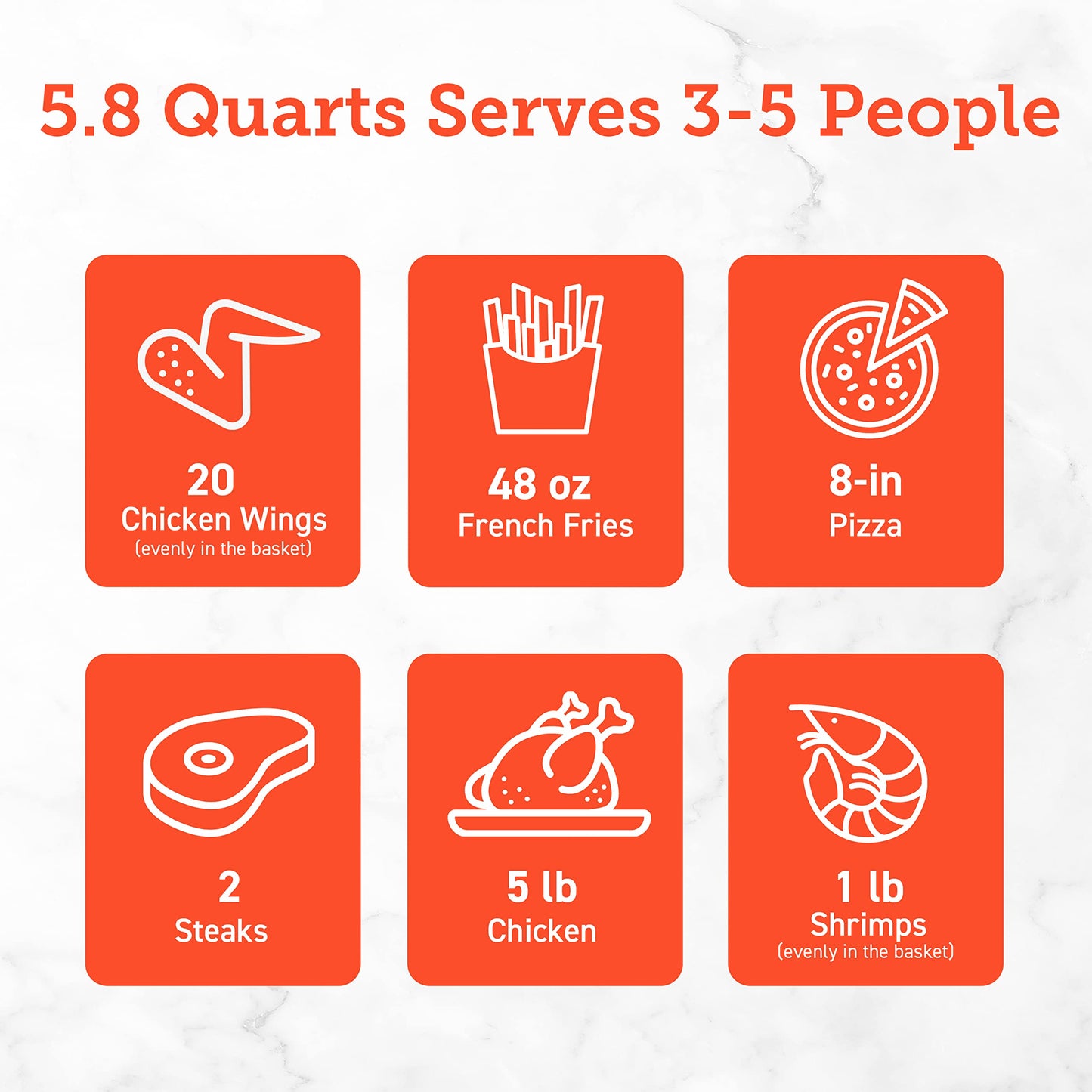 COSORI Air Fryer 5Qt(4.7L), 9-In-1 Less Oil Airfryer Oven, UP to 450℉, Quiet Operation, 30 Exclusive Recipes, Nonstick Basket, Compact, Dishwasher Safe