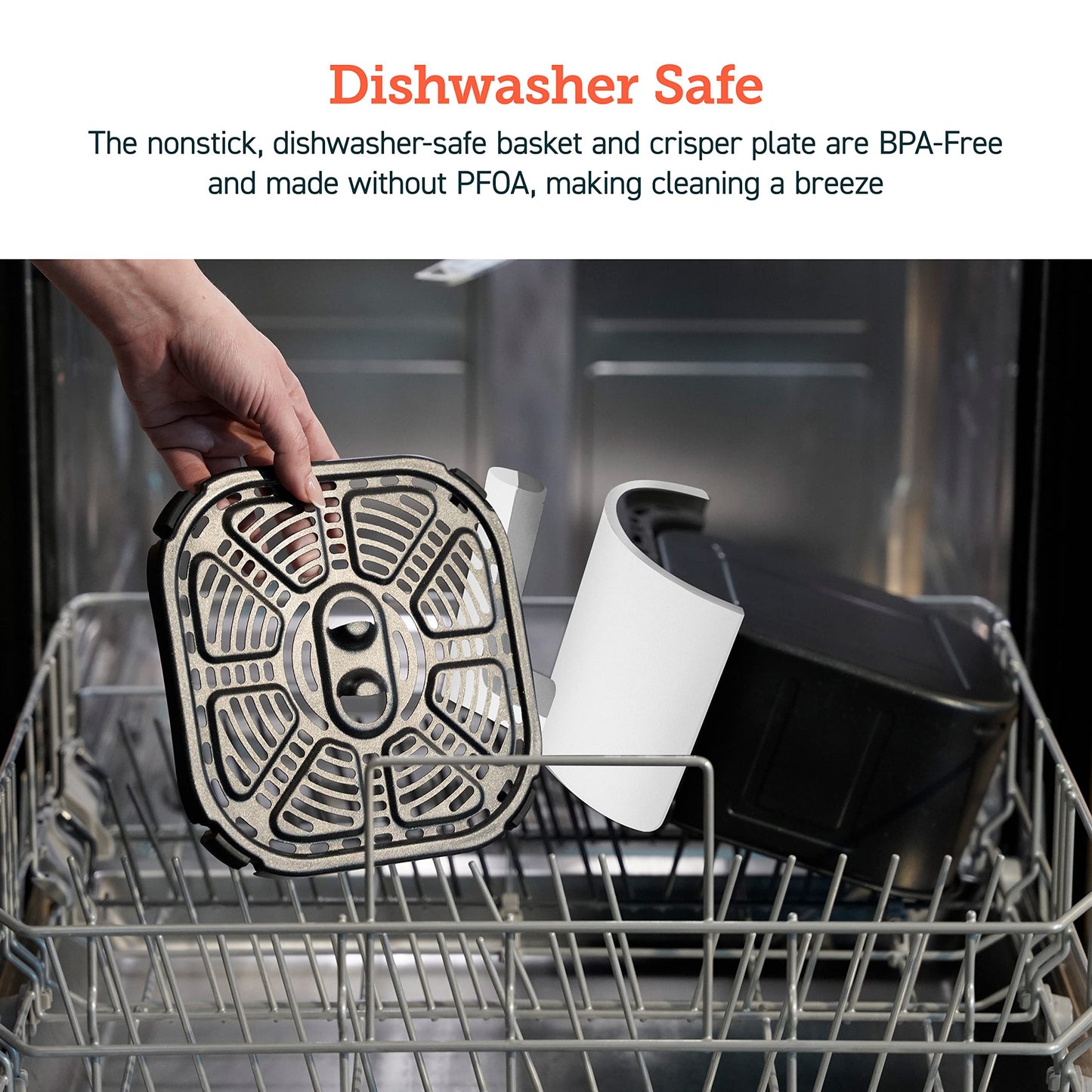 COSORI Air Fryer 5Qt(4.7L), 9-In-1 Less Oil Airfryer Oven, UP to 450℉, Quiet Operation, 30 Exclusive Recipes, Nonstick Basket, Compact, Dishwasher Safe