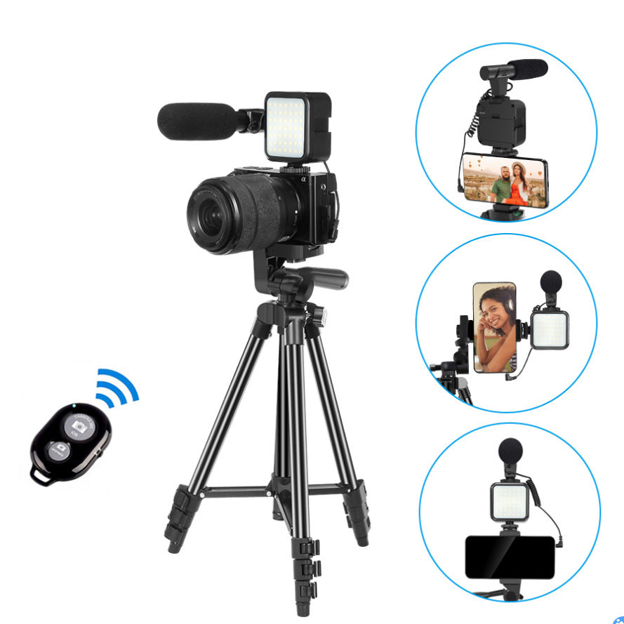 LED Light Camera Portable Tripod