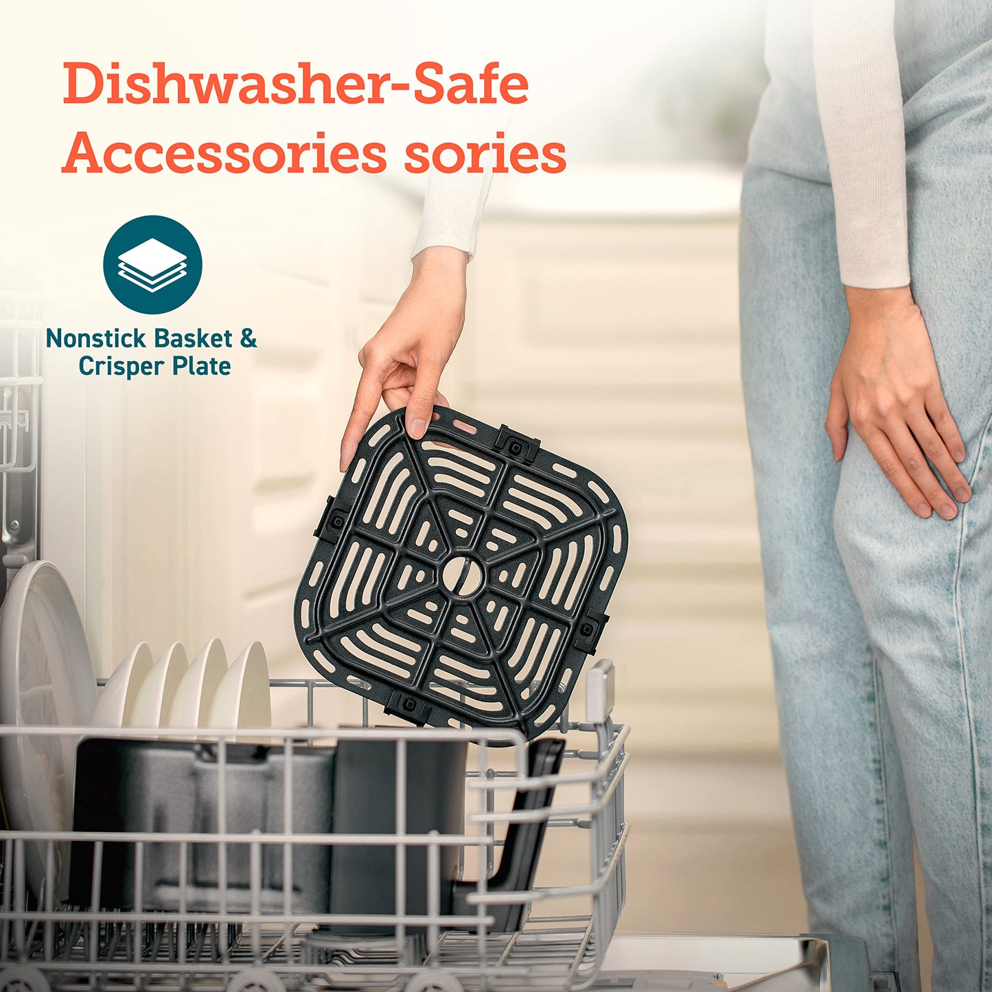 COSORI Air Fryer 5Qt(4.7L), 9-In-1 Less Oil Airfryer Oven, UP to 450℉, Quiet Operation, 30 Exclusive Recipes, Nonstick Basket, Compact, Dishwasher Safe